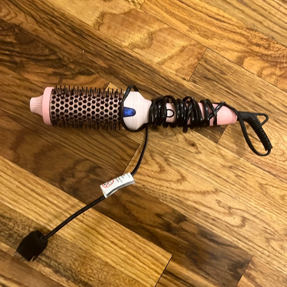 K&K Thermal Brush Curling Iron 1.77 Inch Ceramic Tourmaline Ionic Hair Styler